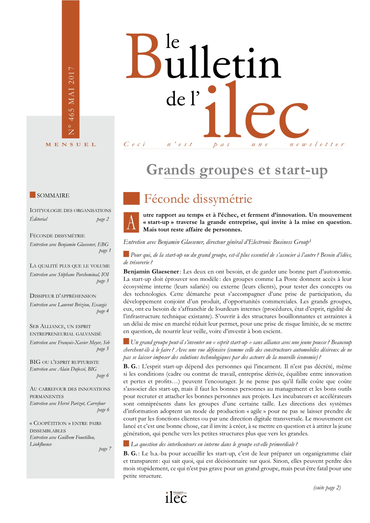 Grands groupes et start-up