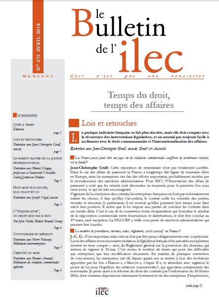 Temps du droit, temps des affaires