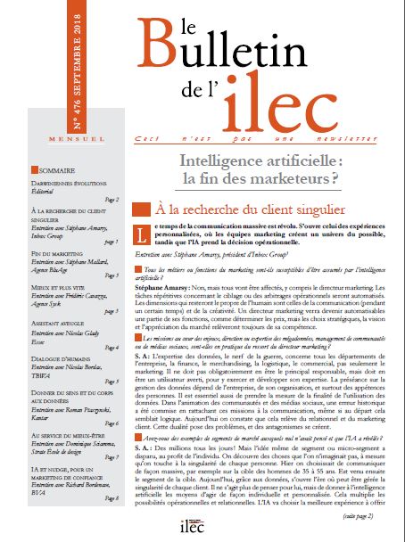 Intelligence artificielle : la fin des marketeurs ?