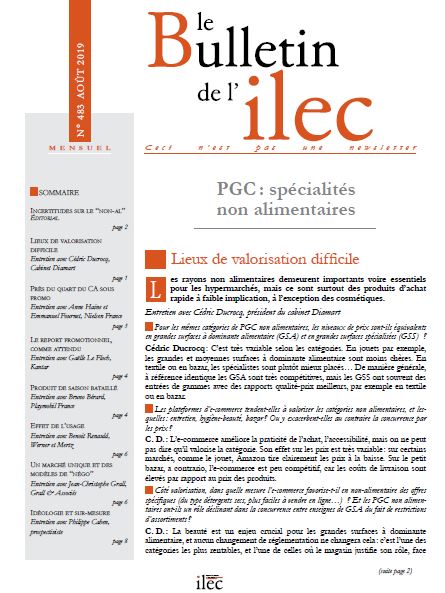 PGC : spécialités non alimentaires