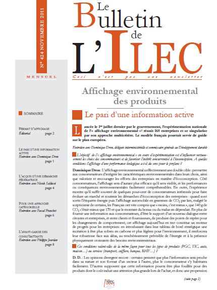 Affichage environnemental des produits