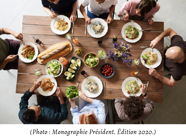 Président, le repas et les rites