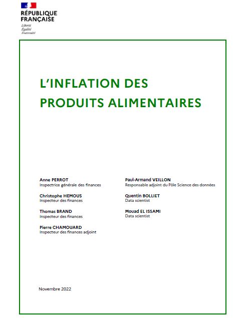 Rapport de l’IGF sur l’inflation des produits alimentaires