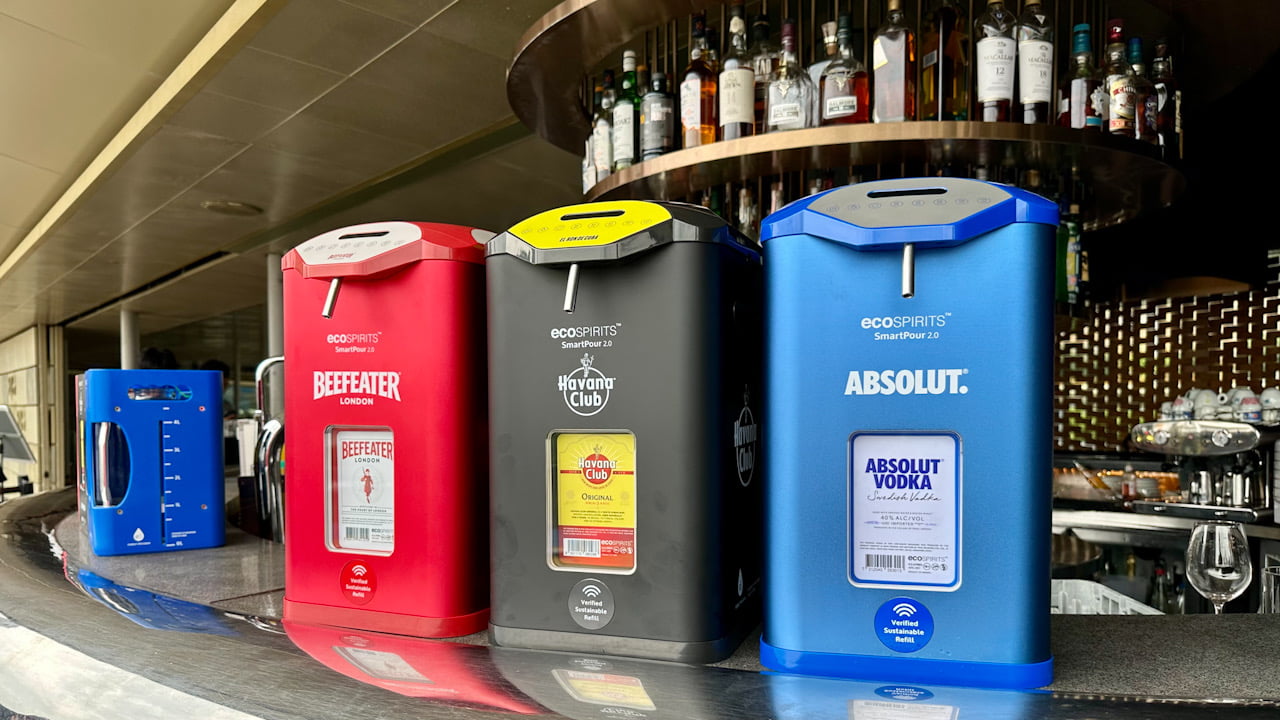 Pernod Ricard, baril de rhum circulaire